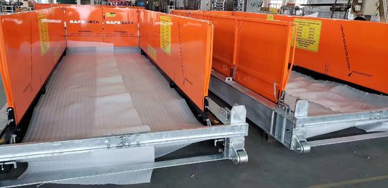 ভালো দাম 3200mm প্রস্থ retractable ক্রেন লোডিং প্ল্যাটফর্ম Cantideck MLP3200 অনলাইন