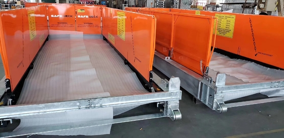 3200mm প্রস্থ retractable ক্রেন লোডিং প্ল্যাটফর্ম Cantideck MLP3200