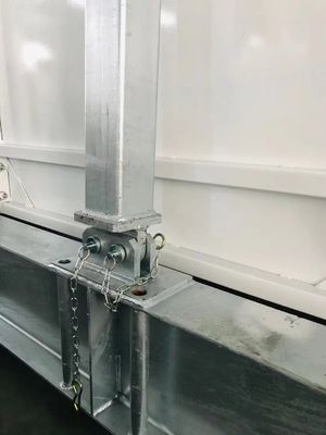 ৫ টন ক্রেন লোডিং ডেক, বালি ব্লাস্টিং retractable লোডিং প্ল্যাটফর্ম