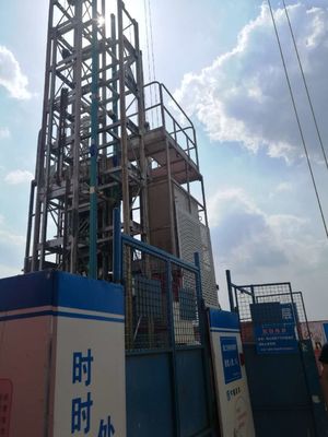 SC200/200G শ্যাফ্ট লিফট গরম গ্যালভানাইজড উপাদান সঙ্গে বিল্ডিং বিল্ডিং লিফট ভিতরে একত্রিত